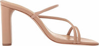SCHUTZ Women's Chessie Sandals in true beige - women's heels - alternate view