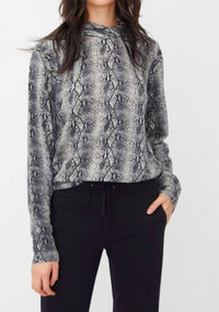 Generation Love - Archie Snake Print Hooded Sweater