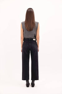 Icon Denim LA Jill Straight Leg Jeans in graphite black 1 - women's jeans - detail view
