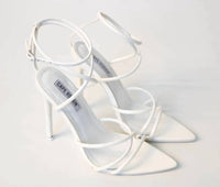 Cape Robbin - Women's Ada Strappy Pointy Toe Heels