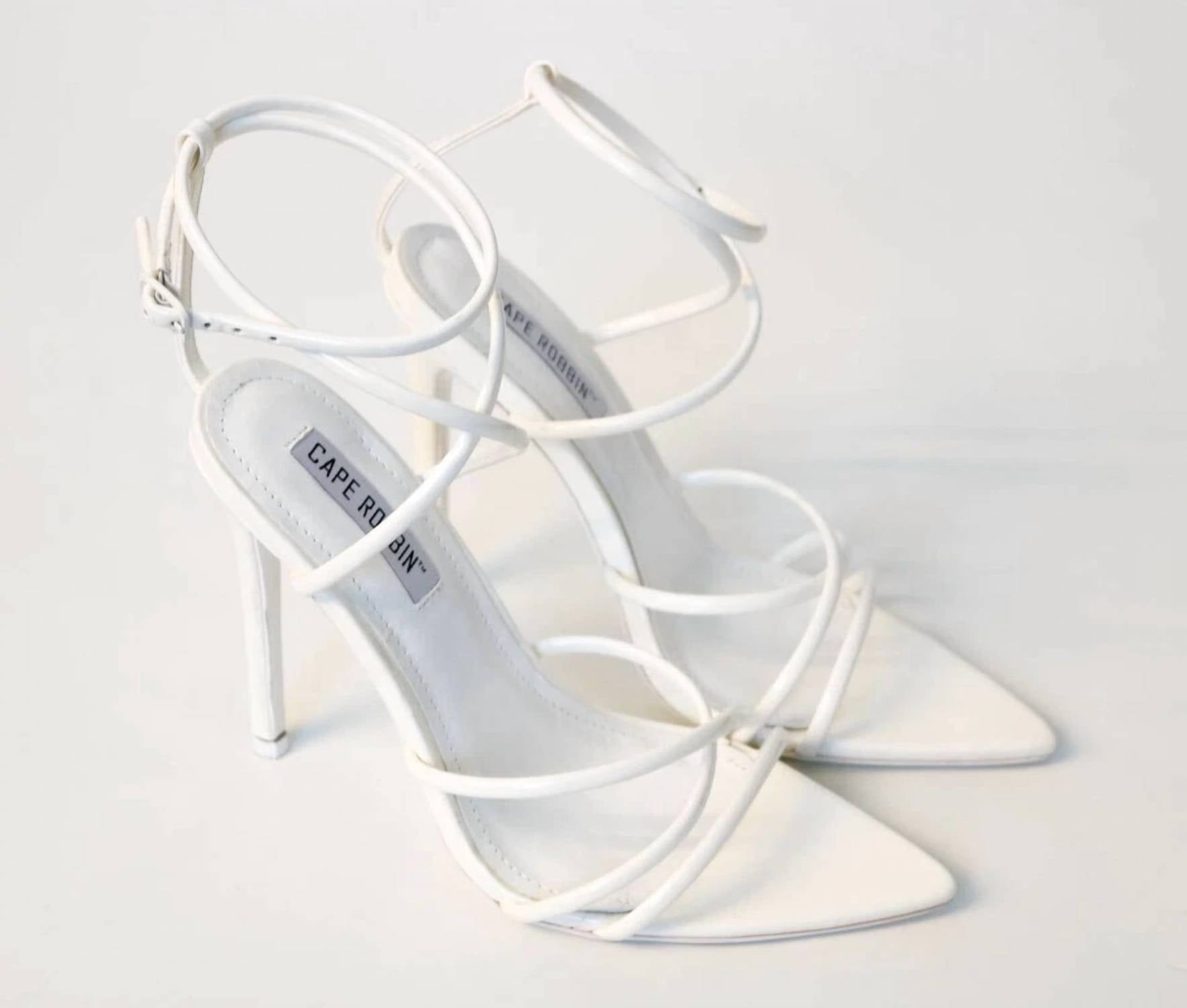 Cape Robbin - Women's Ada Strappy Pointy Toe Heels