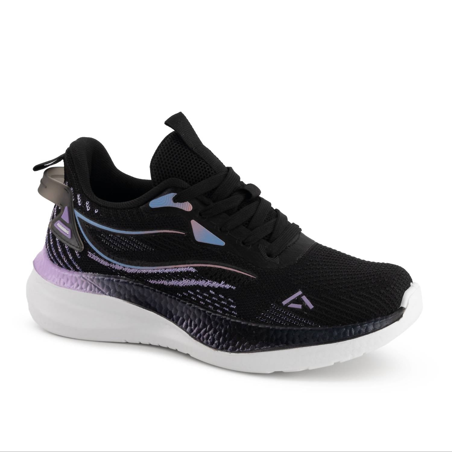 Andrea Women’s Athletic-inspired Comfort Sneakers in black multi - women's sneaker