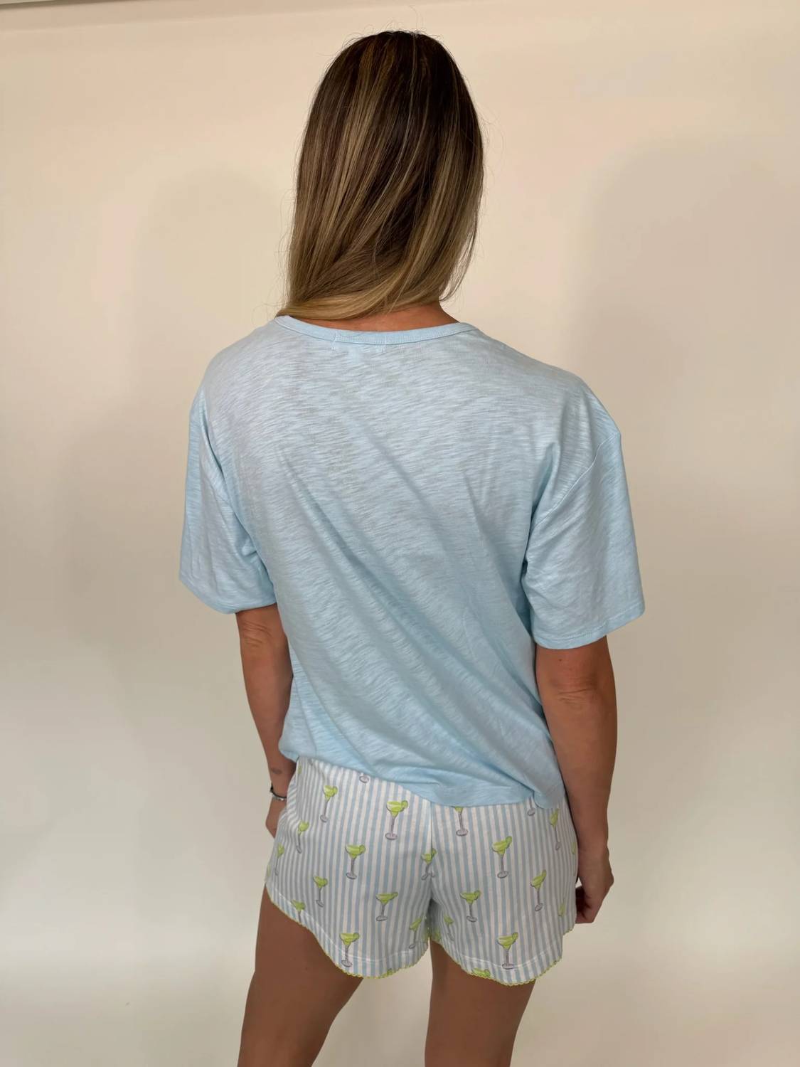 Pj Salvage - Playful Print Feelin Salty Short Sleeve Tee