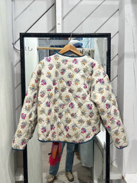 Thml - Women's Floral Pattern Quilted Jacket