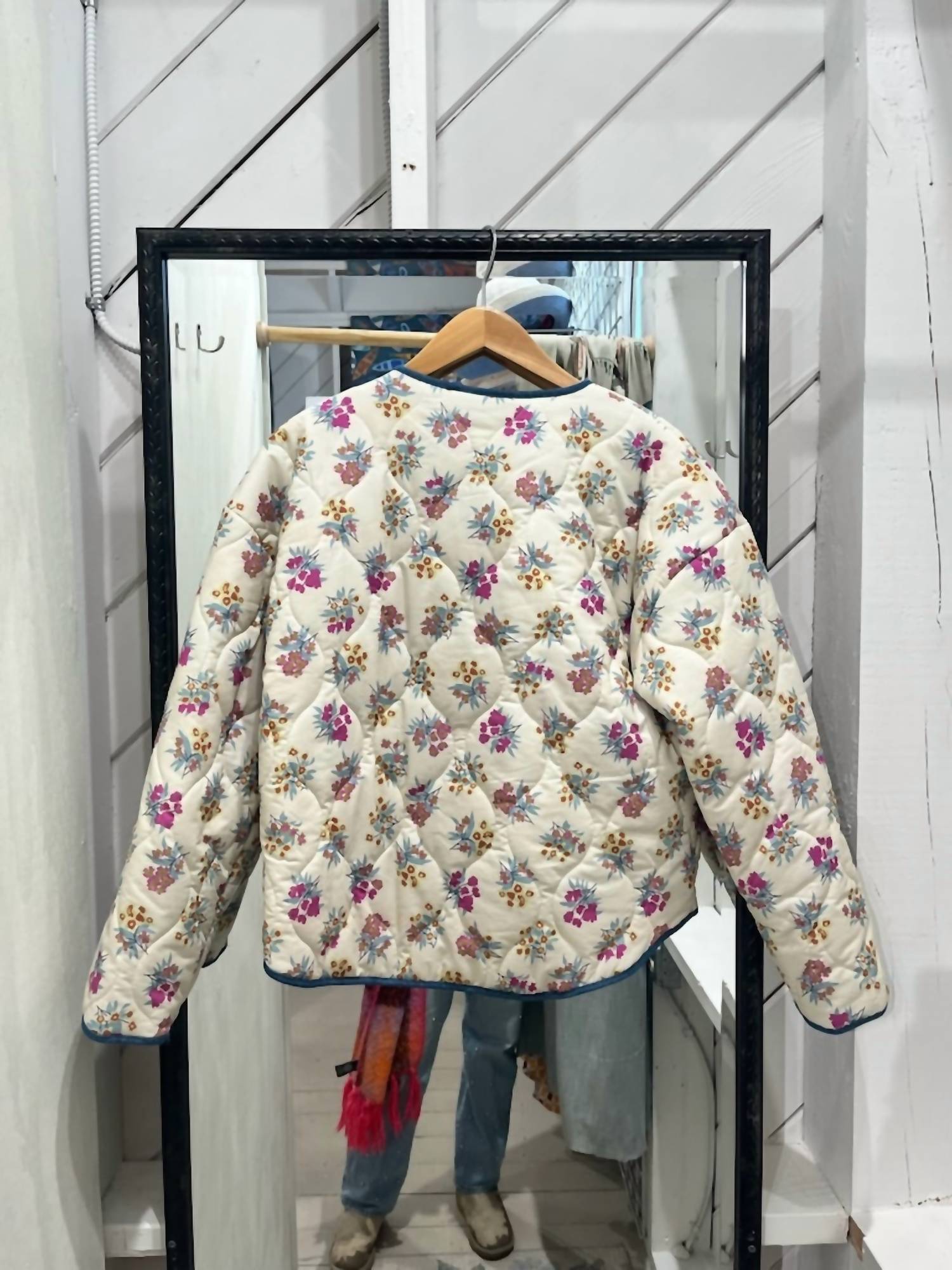 Thml - Women's Floral Pattern Quilted Jacket