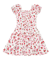 Flowers By Zoe - Dara Short Sleeve Floral Dress