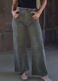 Miou Muse - Women's Searching For More Snake Print Pant