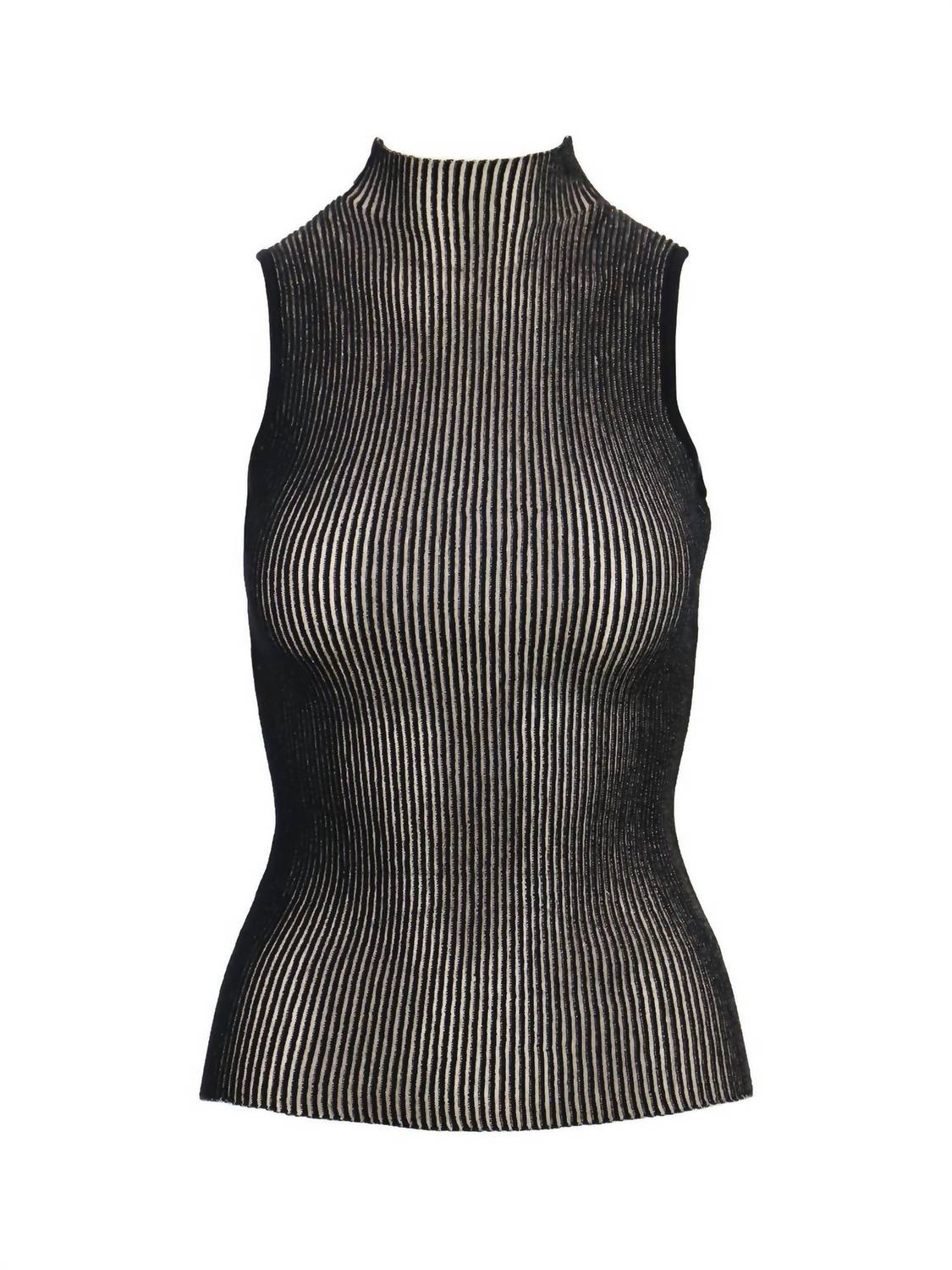 Lucy Paris - Gyda Mockneck Tank Top