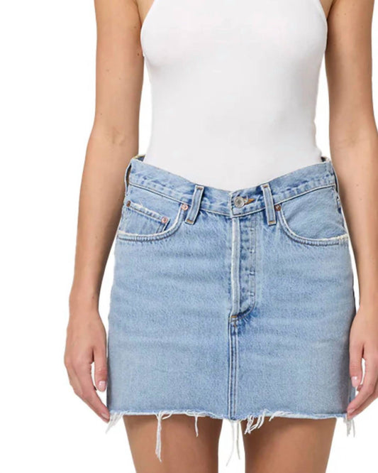 Agolde - V-waist Mini Skirt
