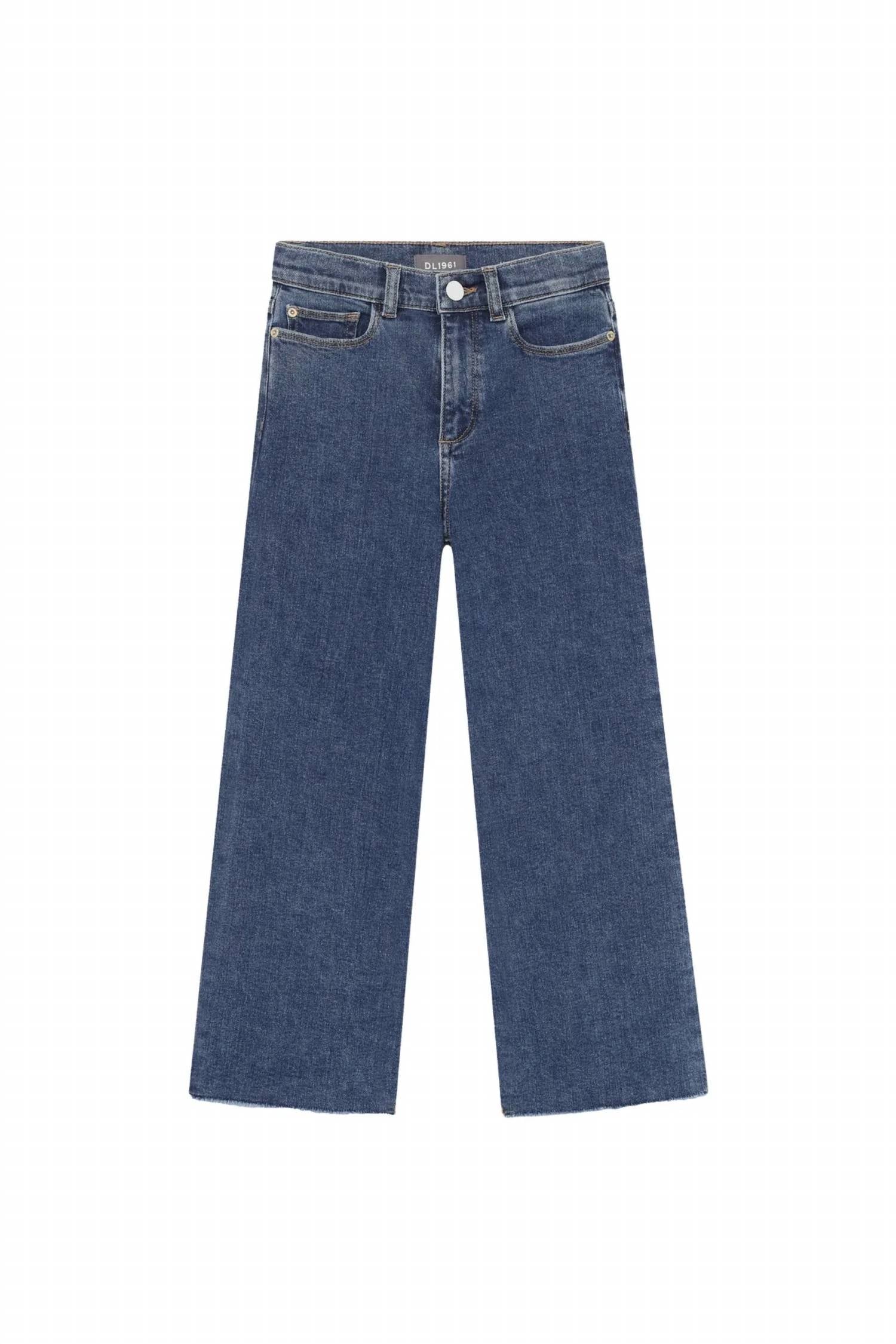 Dl1961 - Women'S - Women's Lily Wide Leg Jean With Raw Hem