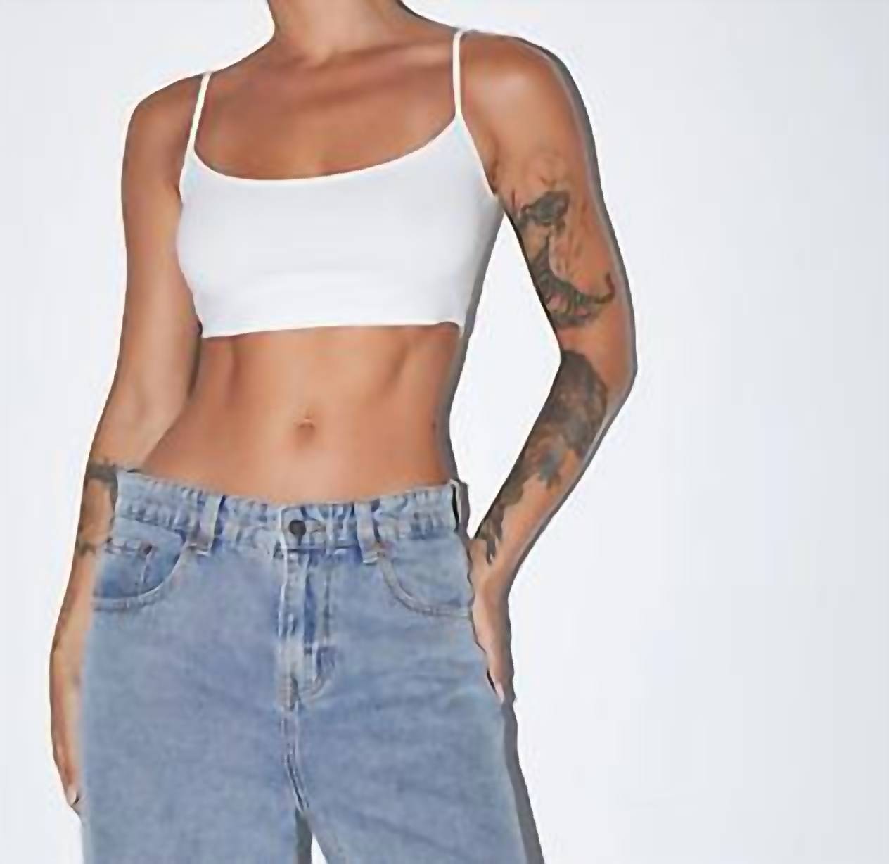 By Together - Sweater Crop Top