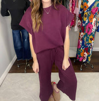 See And Be Seen - Call My Jet Textured Top