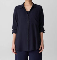 Eileen Fisher - Classic Collar Long Shirt