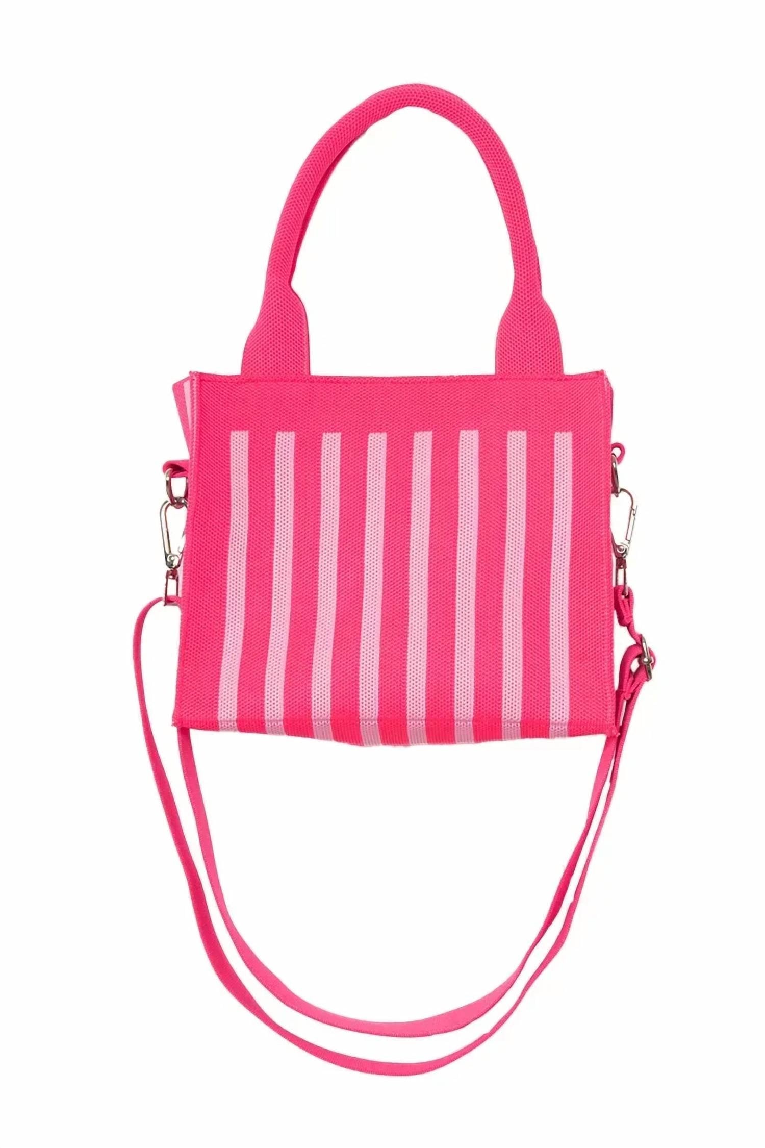 Katydid - Women's Striped Structured Mini Tote