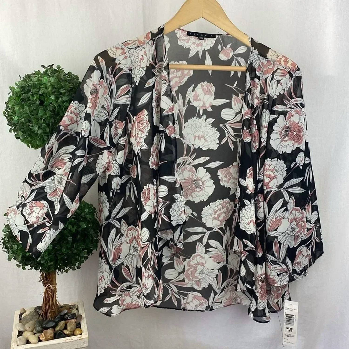 Tiana B - Open Front Blouse