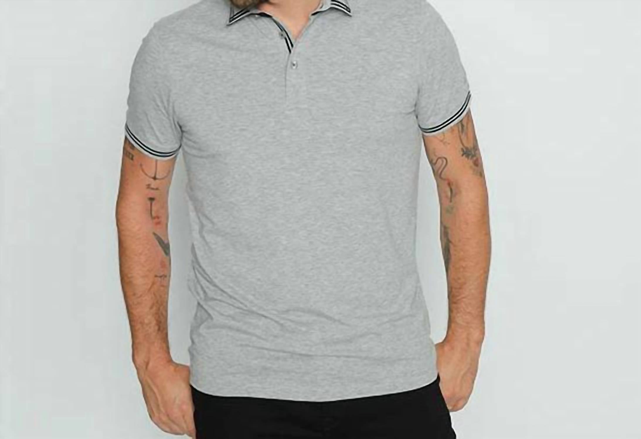 Eight X - Slim Fit Polo With Trim