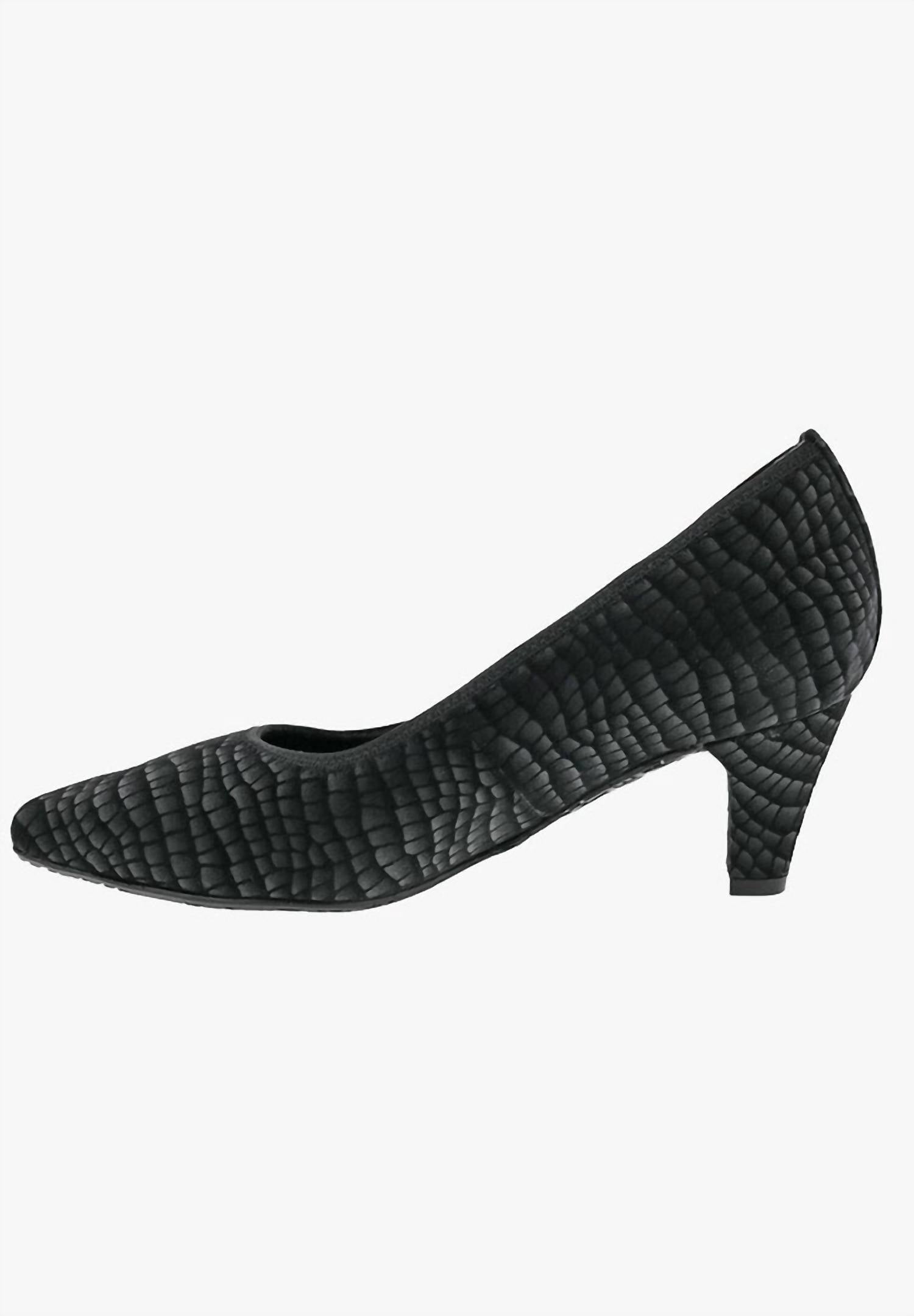Ros Hommerson - Women's Karat Printed Leather Heel Pumps