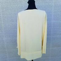 Vince Camuto - Long Sleeve See-through Blouse