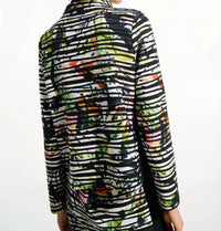 Joseph Ribkoff - TROPICAL PRINT JACKET WITH CONTRAST PANEL