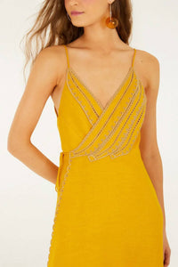 Farm Rio - Bananas Maxi Wrap Dress