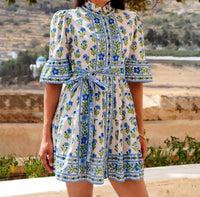 Pink City Prints - Gemma Mini Dress