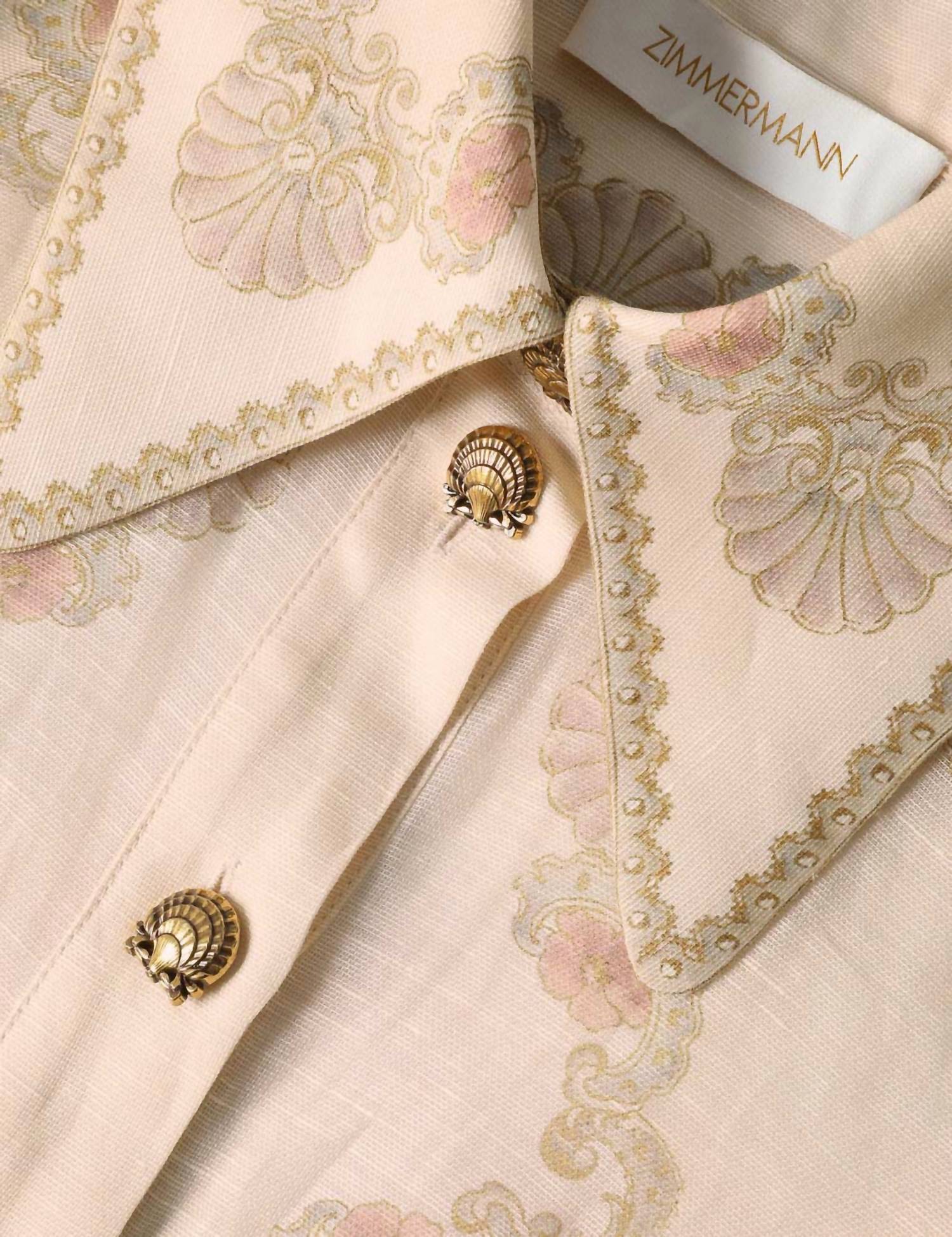 Zimmermann - Rebellion Marine Mini Dress