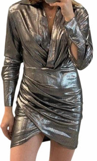 Js71 - Faux Wrap Dress