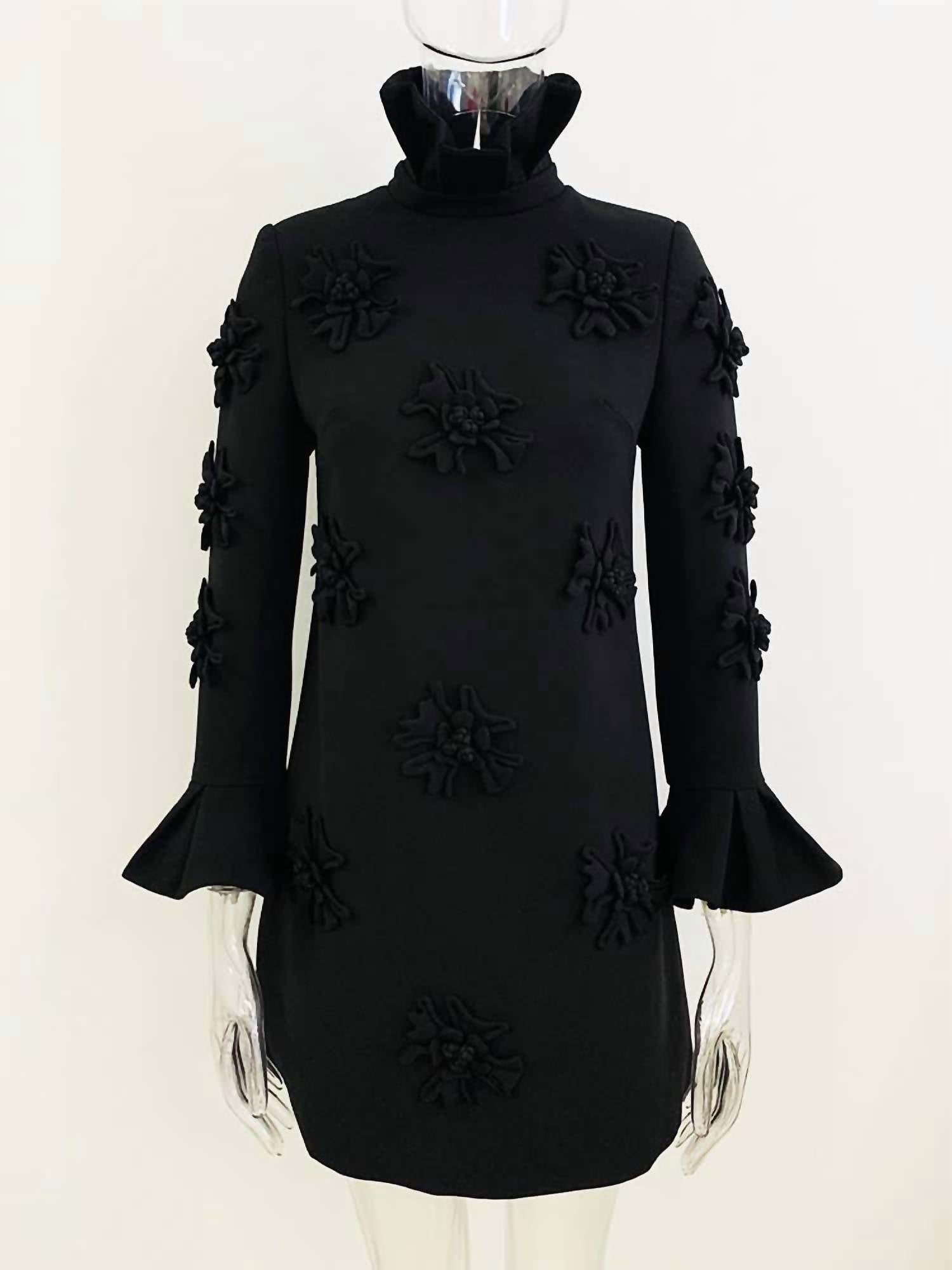 Productseeker - Yira 3D Flower Bell Sleeve Dress