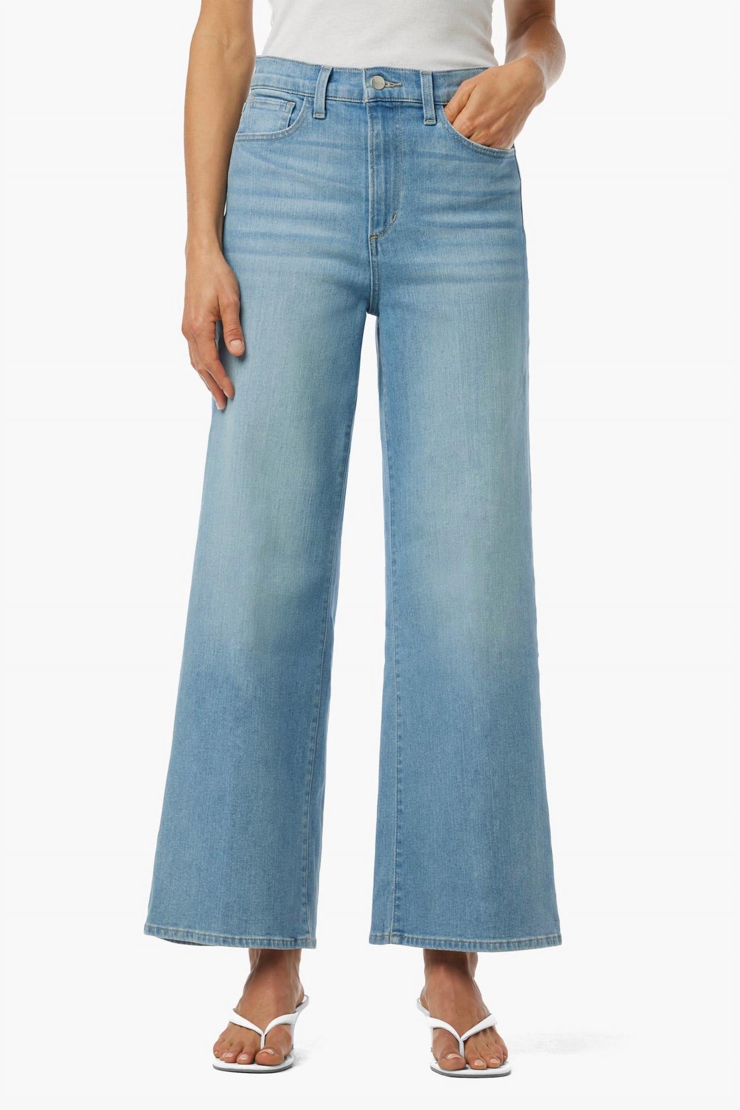 Joe'S Jeans - Mia High Rise Wide Leg Ankle Jeans
