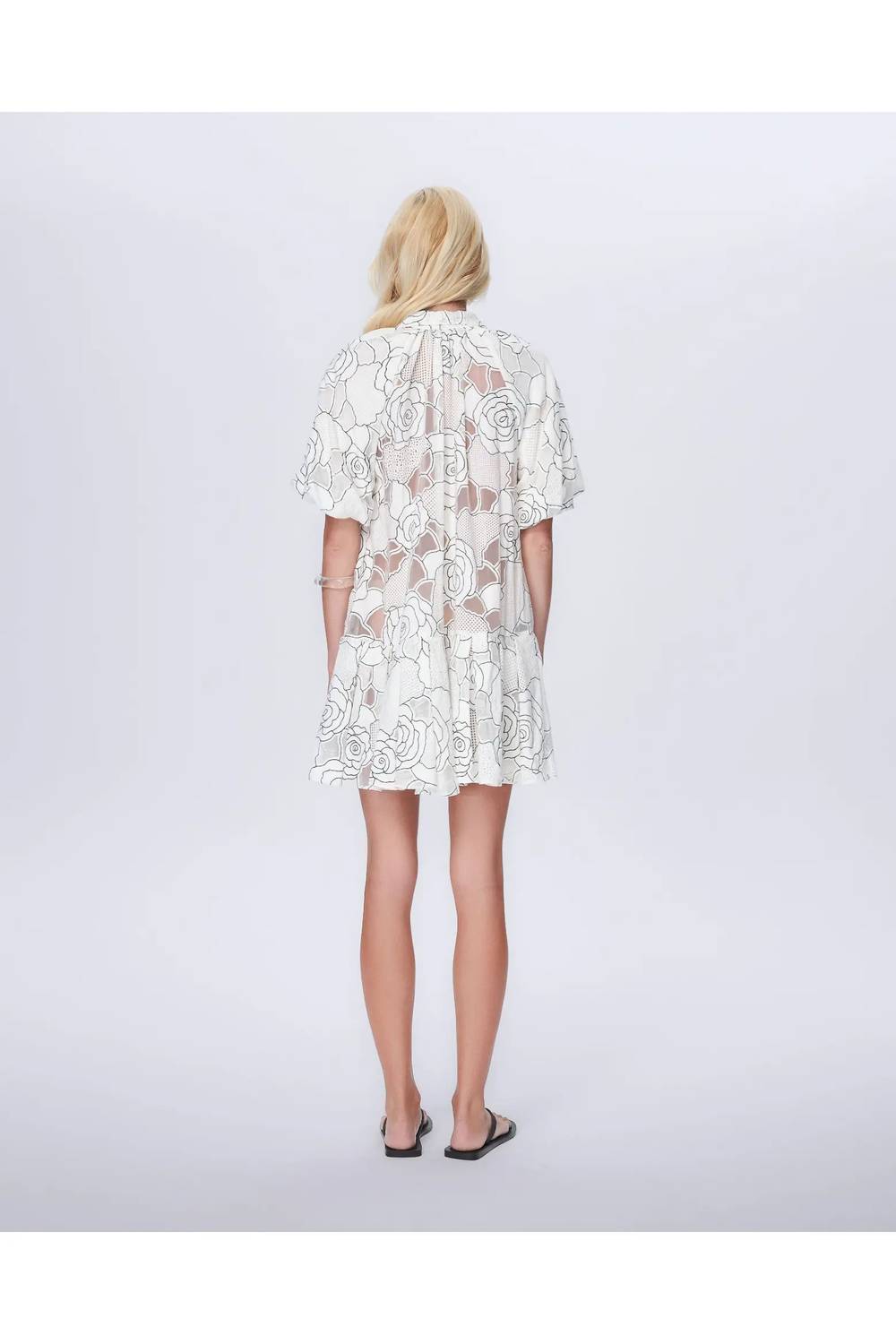Theo The Label - Ourania Puff Sleeve Shirtdress