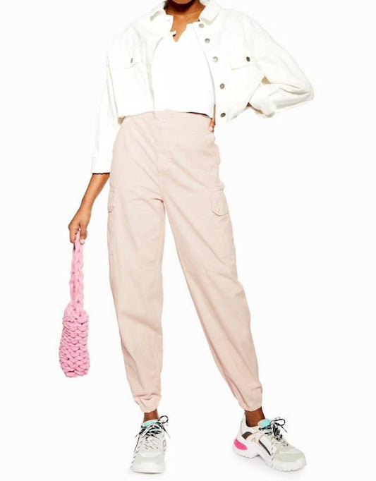 Topshop - High Rise Utility Cargo Pants