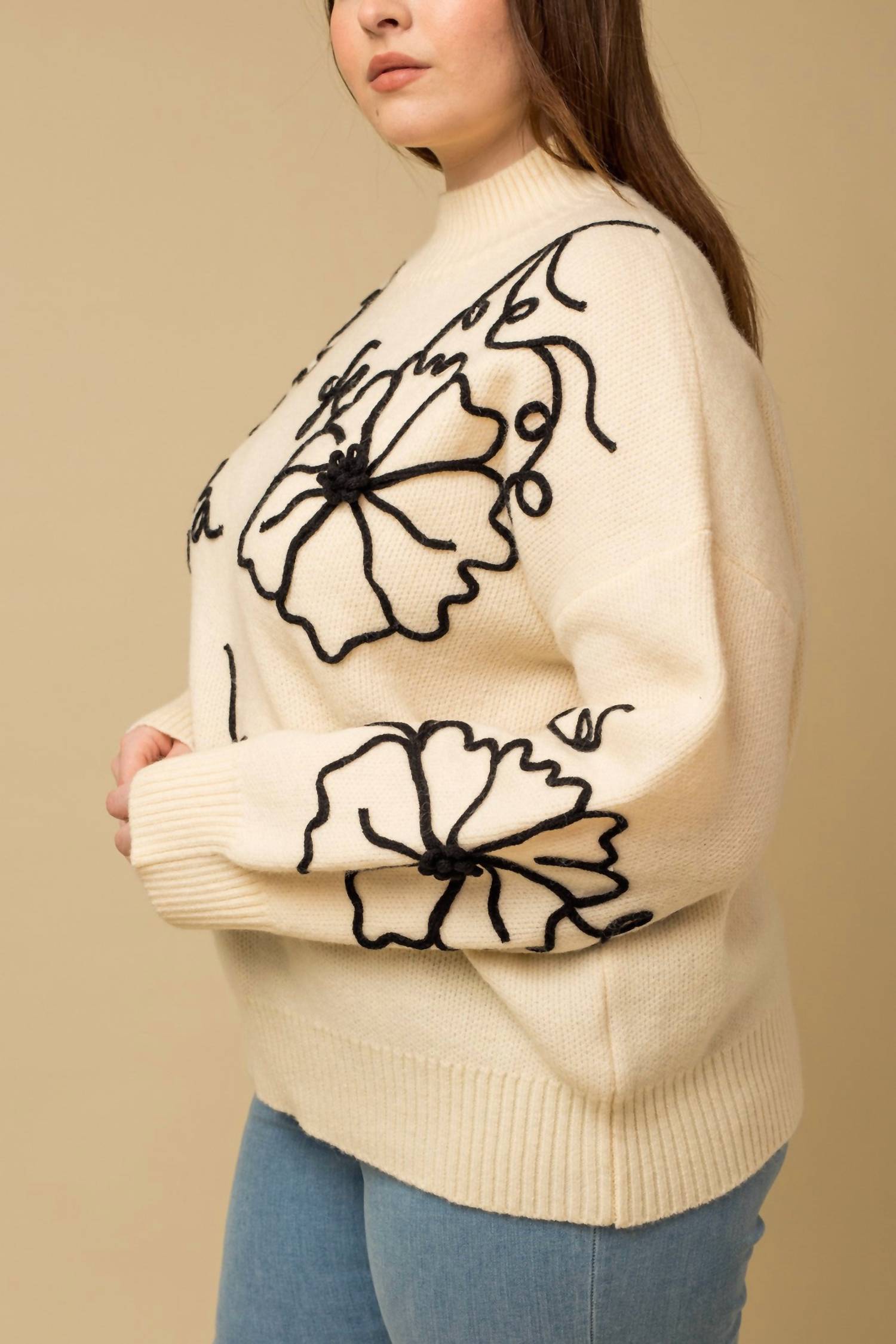 Gilli - Feel Good Stuff Mock Neck Sweater