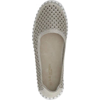 Ilse Jacobsen Women's Tulipu 0026 Shoes in silver - women's flats - alternate view