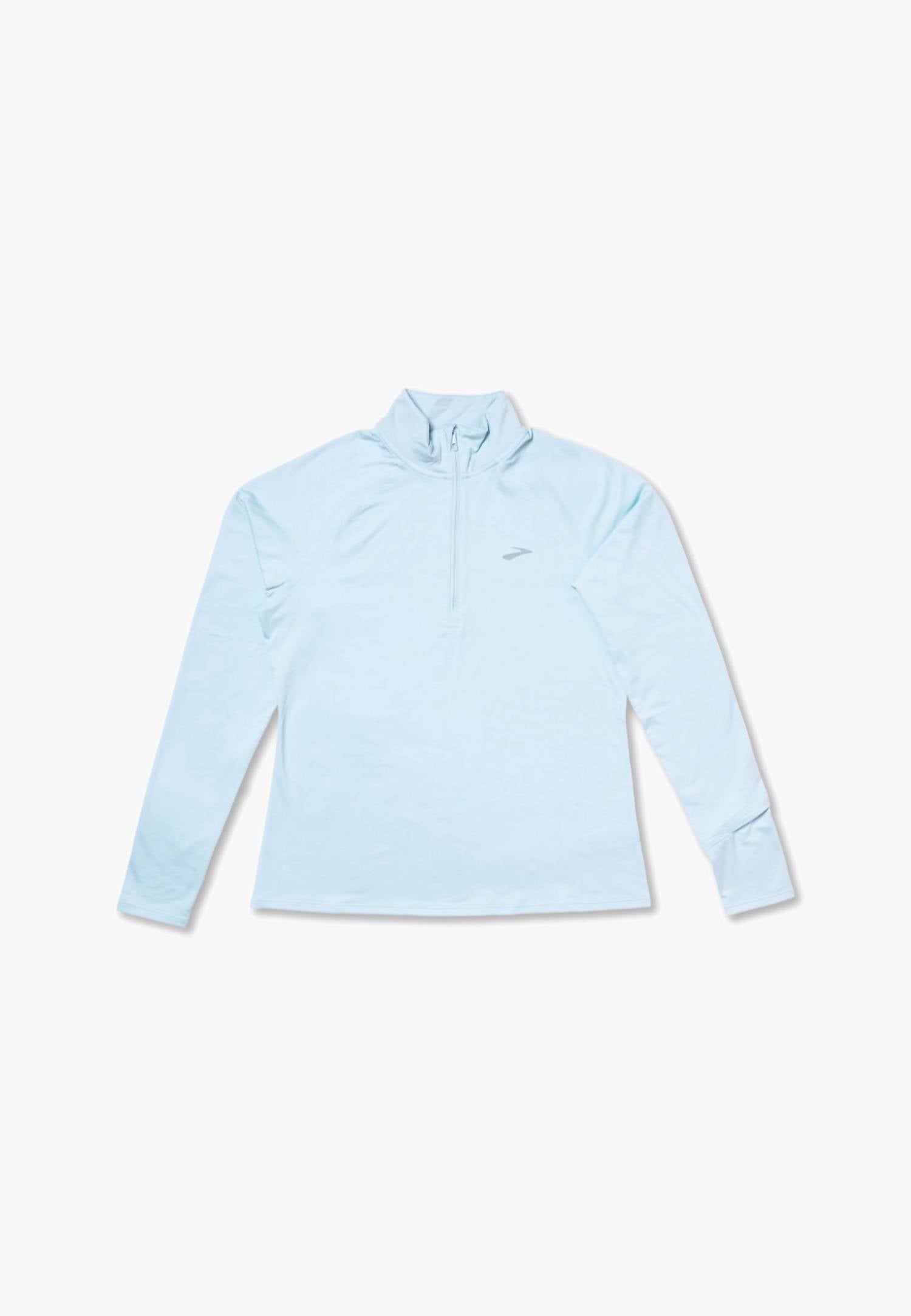 BROOKS Dash 1/2 Zip 3.0 Long Sleeved Top in halogen blue - women's top - view 4