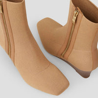 Vivaia - Women's Micaela Knit Wedge Ankle Booties