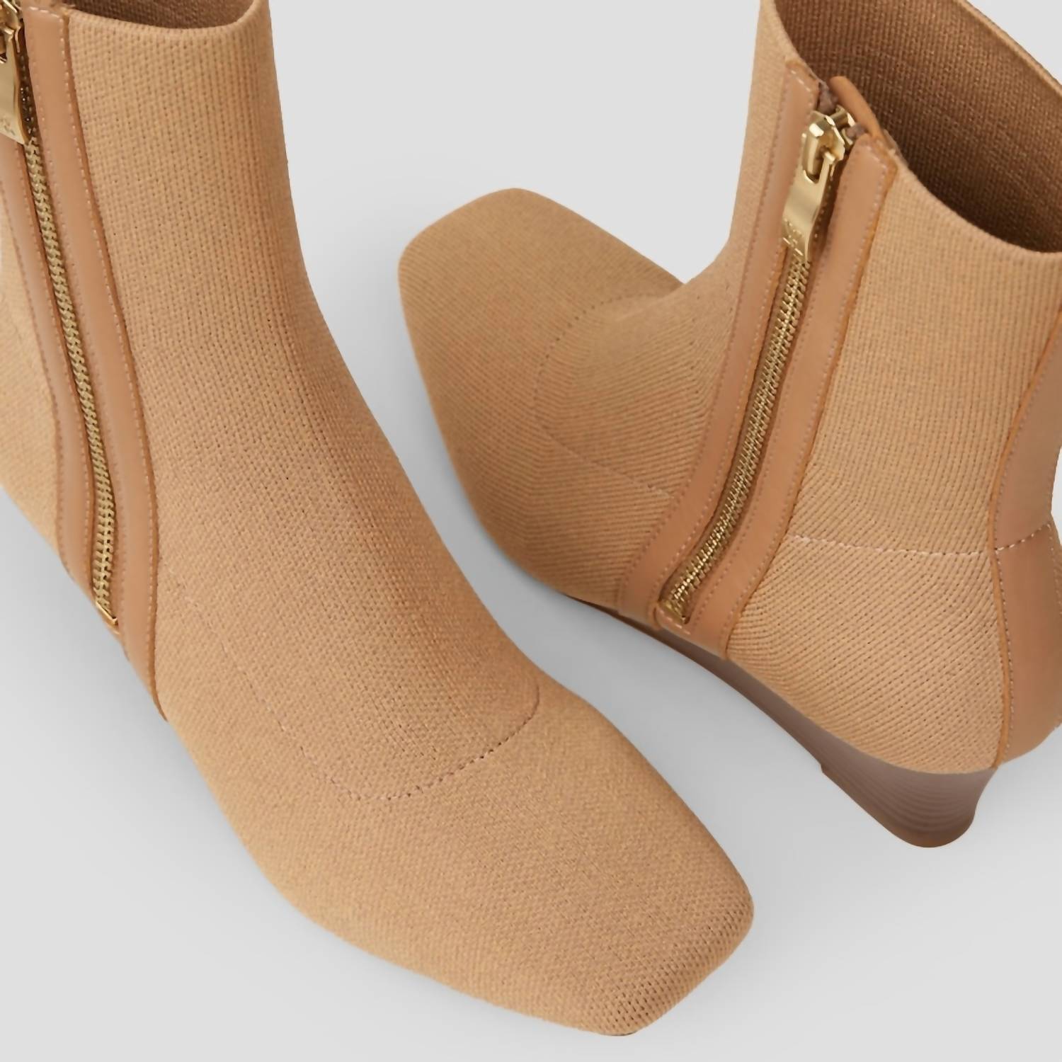 Vivaia - Women's Micaela Knit Wedge Ankle Booties