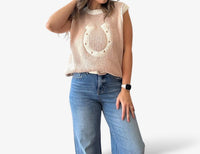 Urban Daizy - Horseshoe Sweater Vest