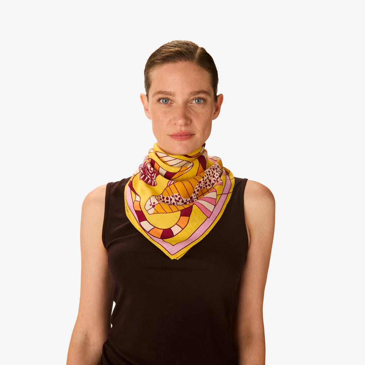Inoui Editions - Women's Carre 65 Cerfs Scarf