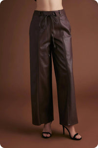 Strut & Bolt - Muse Leather Wide Leg Pants
