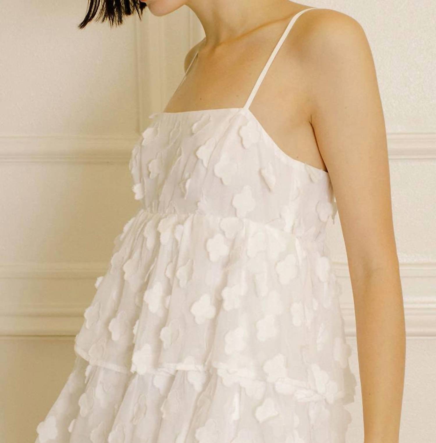 Storia - Clover Applique Mini Dress