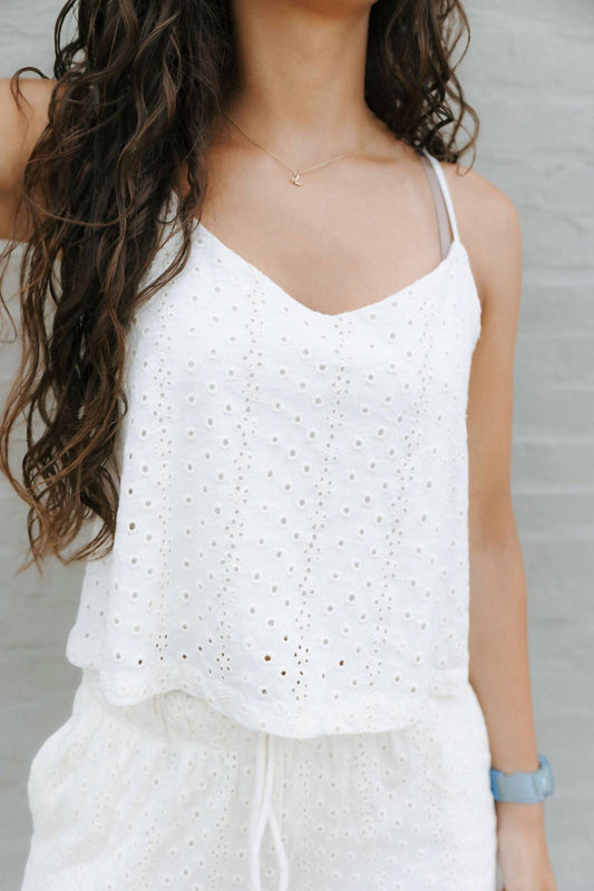 Z Supply - Sylvie Knit Eyelet Tank Top