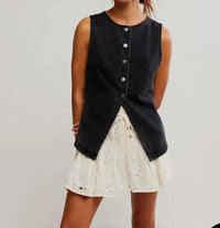 Free People - Aimee Denim Vest