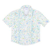 Blue Quail Clothing Co. - Kids Spring Otomi Short Sleeve Guayabera Shirt