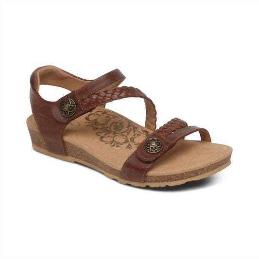 Aetrex - Women's Jillian Braided Quarter Strap Sandal