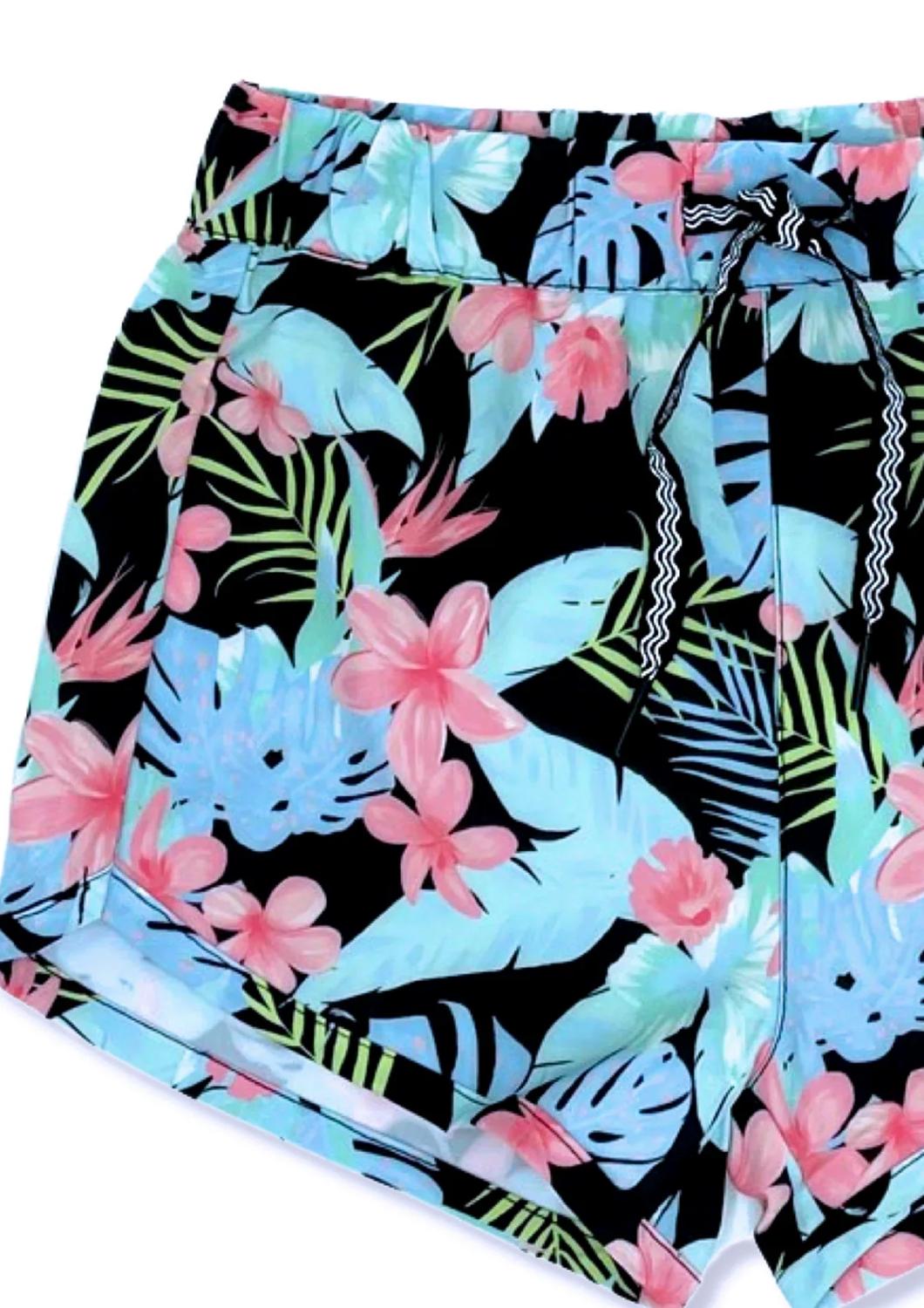 Feather 4 Arrow - Girl's Swim Short - baby - black - clothing