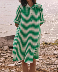 Joseph Ribkoff - Striped Trapeze Dress