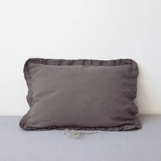 Linen Tales - FRILLED PILLOW CASE IN REGULAR SIZE