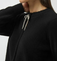 Joseph Ribkoff - Rhinestone Bow Cardigan