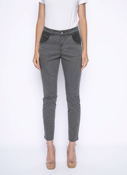 Picadilly - Lace Pocket Detail Pants