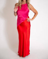 Sugarlips - Asymmetrical Satin Dress